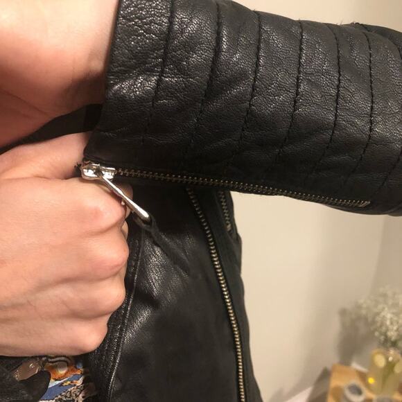 Classic Moto Jacket Genuine Leather - Picture 6 of 8